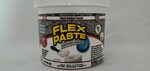 FLEX SEAL Flex Paste WHITE Super Thick Rubber Paste 1 lb Jar
