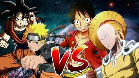 Saitama vs Goku vs Luffy vs Naruto Isu ft. Ykato, Bth Games 