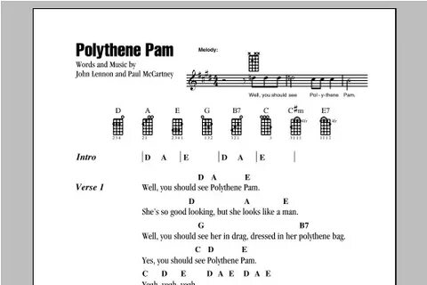 The Beatles "Polythene Pam" Sheet Music Download Printable R
