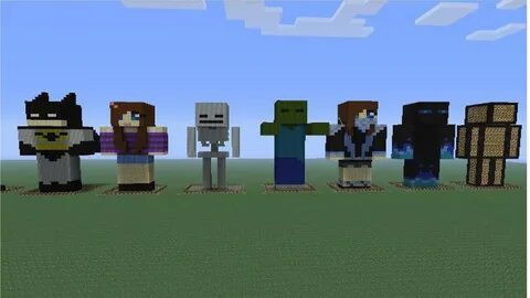 Minecraft statues pt.1 - YouTube