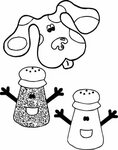 awesome Blue's Clues Salt Coloring Page Space coloring pages