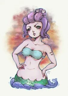 Elvira Provenzano - CUPHEAD Cala Maria - Fan Art