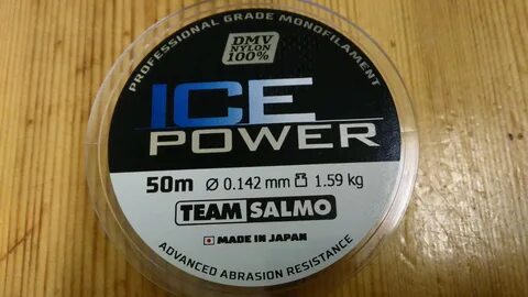 Леска монофильная зимняя Salmo Team ICE POWER 050/014, 50м 0