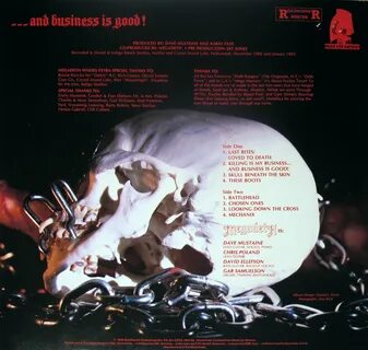 Killing Is My Business And Business Is Good Quote / Megadeth