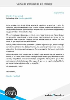 Despedida De Una Carta