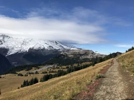 File:Head west along the Sourdough Ridge trail towards the S