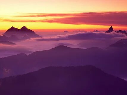 North Cascades at Sunset, Washington pics Mountain photos, N