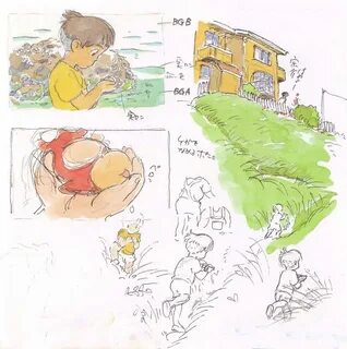 Ponyo' Concept Art Studio ghibli art, Ghibli art, Hayao miya