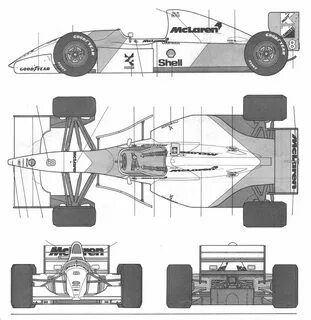 mclaren mp4-8 Mclaren, Blueprints, Formula 1 car