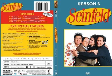 COVERS.BOX.SK ::: seinfeld season 6 slim - high quality DVD 