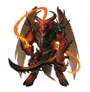 Balor Demon - Pathfinder PFRPG DND D&D 3.5 5E 5th ed d20 fan