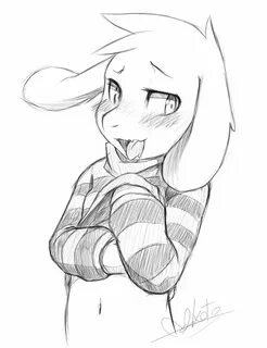 Lewd Face by Asriel by oloxbangxolo -- Fur Affinity dot net