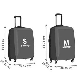💼 Набор (комплект) чемоданов S+M из АБС-пластика 4211 купить