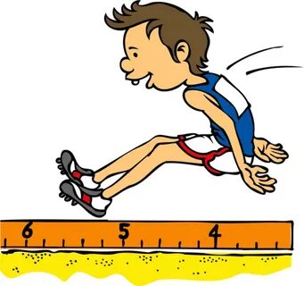 Sports Activities Clipart Sport Cover Page - Long Jump Clipa