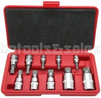 Розетка и набор розеток 10pc XZN TRIPLE SQUARE 12 POINT SPLI