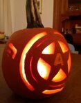 My Captain America pumpkin carving Marvel pumpkin carving, A
