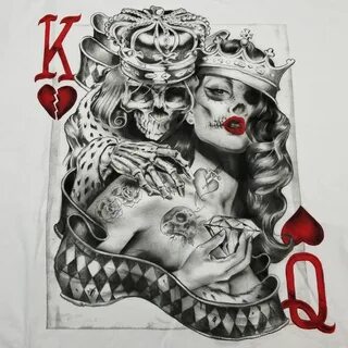 Queen Of Hearts Playing Card Tattoo - Фото база