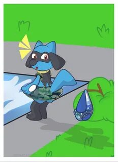 riolu loses his swimsuit (Request) by Alexnoiver Submission 