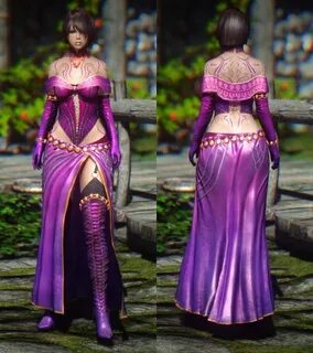 Liliana Outfit from Magic The Gathering CBBE Eskyrim