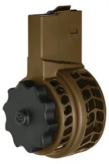 X-15 Chevron Skeletonized 50 Round Drum Magazine For AR-15/M