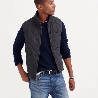J. Crew Sussex Sherpa-lined Vest with Eco-friendly PrimaLoft