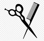 Haircuts - Hair Cutting Scissors Clip Art - Free Transparent