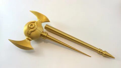 Shiny Gold Millennium Rod for cosplay Life-size Etsy