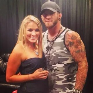 Tiffany Heinen and BrantleyGilbert at #CMTawards 2014 rehear