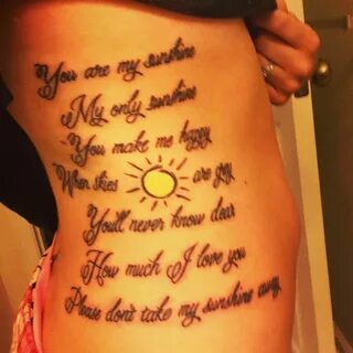 You Are My Sunshine Tattoo For Son Guide at tattoo - beta.me