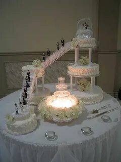 Wedding Cakes With Fountains And Stairs - http://drfriedland