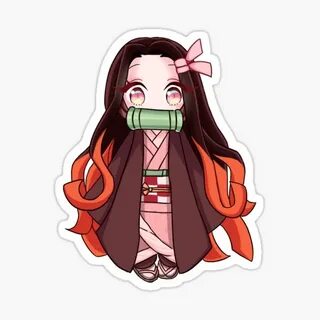 "Chibi Nezuko Kamado" Sticker von magicalgirljay Redbubble