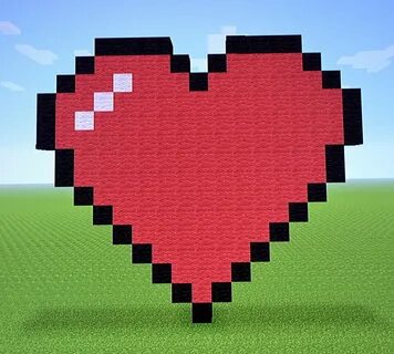 Pixel Heart Png Minecraft - Its resolution is 374x406 and it