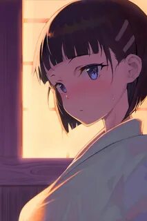 Safebooru - 1girl absurdres bangs black hair blue eyes blunt