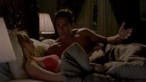 ausCAPS: Michael Trevino shirtless in The Vampire Diaries 4-