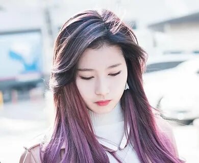 Spring Hair Trend ALERT! TWICE Sana's Purple Hair - Kpop Kor