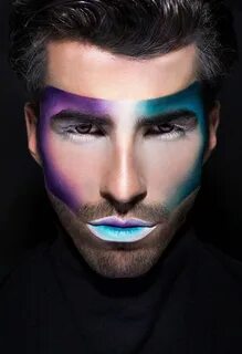 Fashion make-up Circus makeup, Fantasy makeup, Male makeup