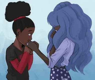 Human AU Ruby and Sapphire by boroques Steven universe fanar