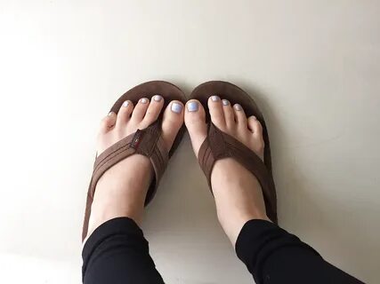 Sexy feet in Rainbow Sandals - Photo #8