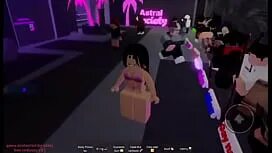 Roblox stripper shows off her moves in a strip zone condo - 