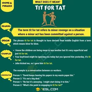 Tit for tat example