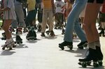 vintage everyday: Interesting Photos of Rollerskaters at Ven