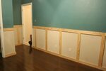 Wainscoting Installation Stage - DIY Homes Interior #67142