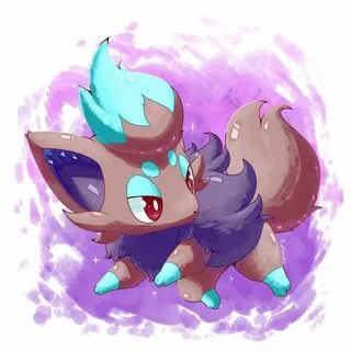 Shiny Zorua by IPlatArtz on DeviantArt Zorua pokemon, Pokemo