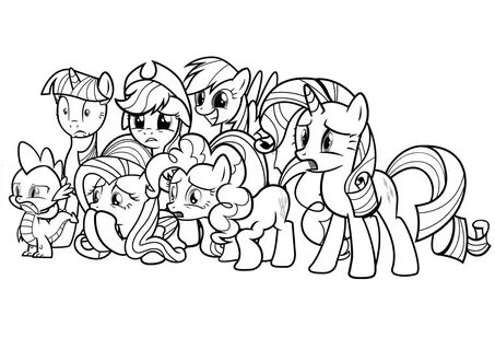 My little pony to color