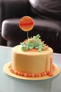 Cute dragon cake