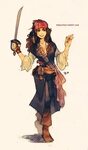 Genderbent Captain Jack Sparrow Dreamworks characters, Disne