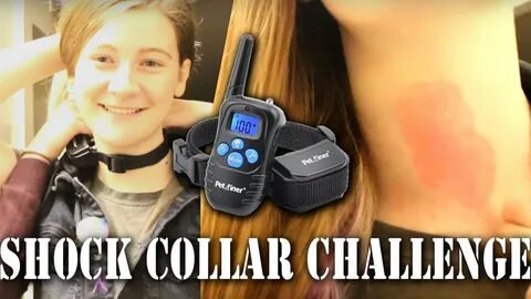 Testing A Dog Shock Collar On A Human!! Shock Collar Challen