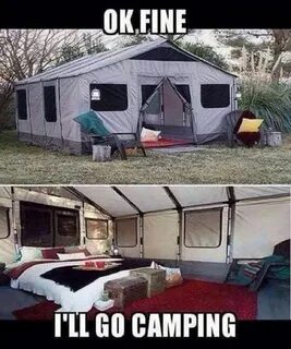 Ok fine, I'll go camping! #camping #glamping #campinglife Ca