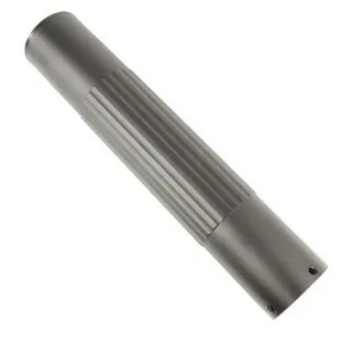 10" Free Floating Smooth Tube Handguard With Knurled Grooves