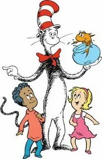 Nick in Cat in the Hat: Wait, He's White in the Book Kids bl